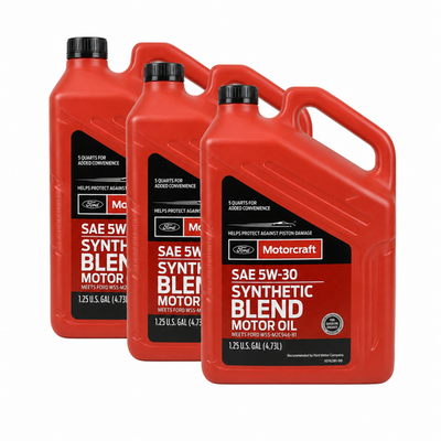 #ad #ad 5W 30 Synthetic Blend Motor Oil 5Qt 3 Pack Motorcraft XO 5W30 5Q3SP $74.95