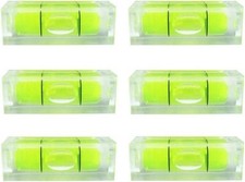 1 or 6pcs Small Bubble Level Mini Square Bubble Spirit Levels Leveling Tools New