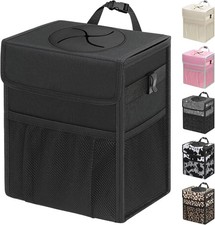 Car Trash Can With Lid Leakproof Car Trash Bag Hanging Waterproof Automotive Car Trash Can With Lid Leakproof Car Trash Bag Hanging Waterproof Automotive