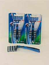 2 x DORCO Twin Blade Razor Set Extra Cartridg...