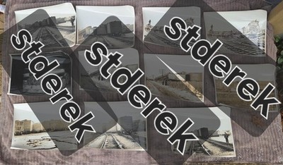 SELTEN 11 Stck. 8x10 Lot Duane Blink UP Zug Wrack Entgleisung B&O Foto