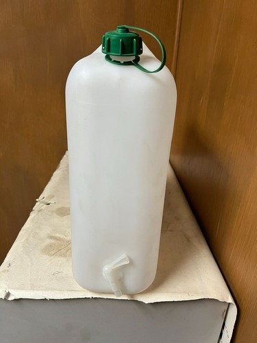 20 Liter German Plastic Water Can, Unused.