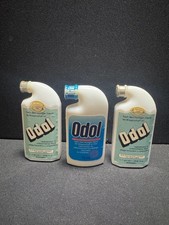 3 alte Odol-Flaschen im Set , 2 x Jubil&auml;umsflasche 100 Jahre 1993, 1x  um 1990