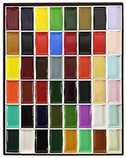 Kissho Gansai Tambi Watercolor Jananese Art Paint 48 Colors Set from Japan