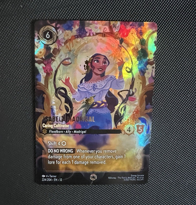 Disney Lorcana Isabela Madrigal 224/204 Englisch Foil Enchanted