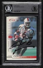 BAS 2001 SAGE /4500 Santana Moss #33 Authentic Auto 3c7