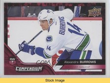 2016-17 Upper Deck Compendium Red Alexandre Burrows #256 READ l1s