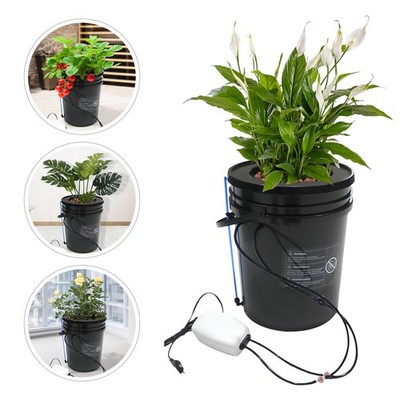Deep Water Culture DWC Hydroponic Grow System Kit,5 Gallon Round Bucket System