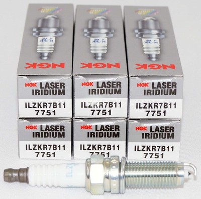 Set of 6 NGK 7751 Genuine Authentic Laser Iridium and Platinum Spark Plugs