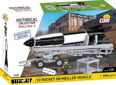 COBI 3120 1:35 V2 ROCKET ON MEILLER VEHICLE - EXECUTIVE EDITION -US SELLER - MIB