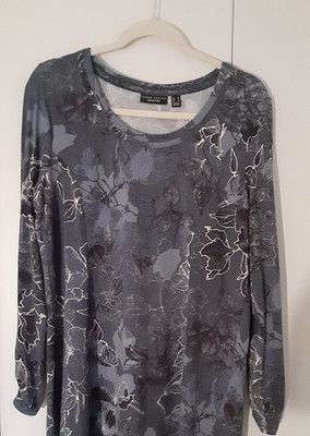 Susan Graver Weekend Printed Cotton Modal Tunic