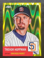 2022 Topps Chrome Platinum Trevor Hoffman Yellow RayWave Refractor 1/250 Padres