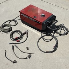 Snap On 24v Battery Portable Mig Welder Wire Feed W/ Leads & Gas Line YA203 READ