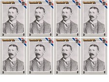 (8) 1990 Interpretive Marketing Baseball Wit #68 Buck Ewing Card Lot