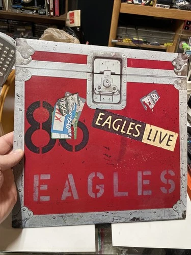 Eagles Live 1980 2X LP Gatefold Vinyl Album Asylum Records Classic Rock