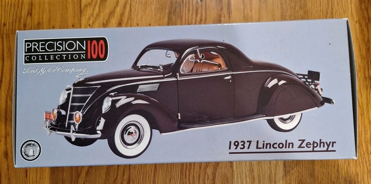 1937 Lincoln Zephyr 1:18 Diecast Precision 100 Collection NEW | eBay