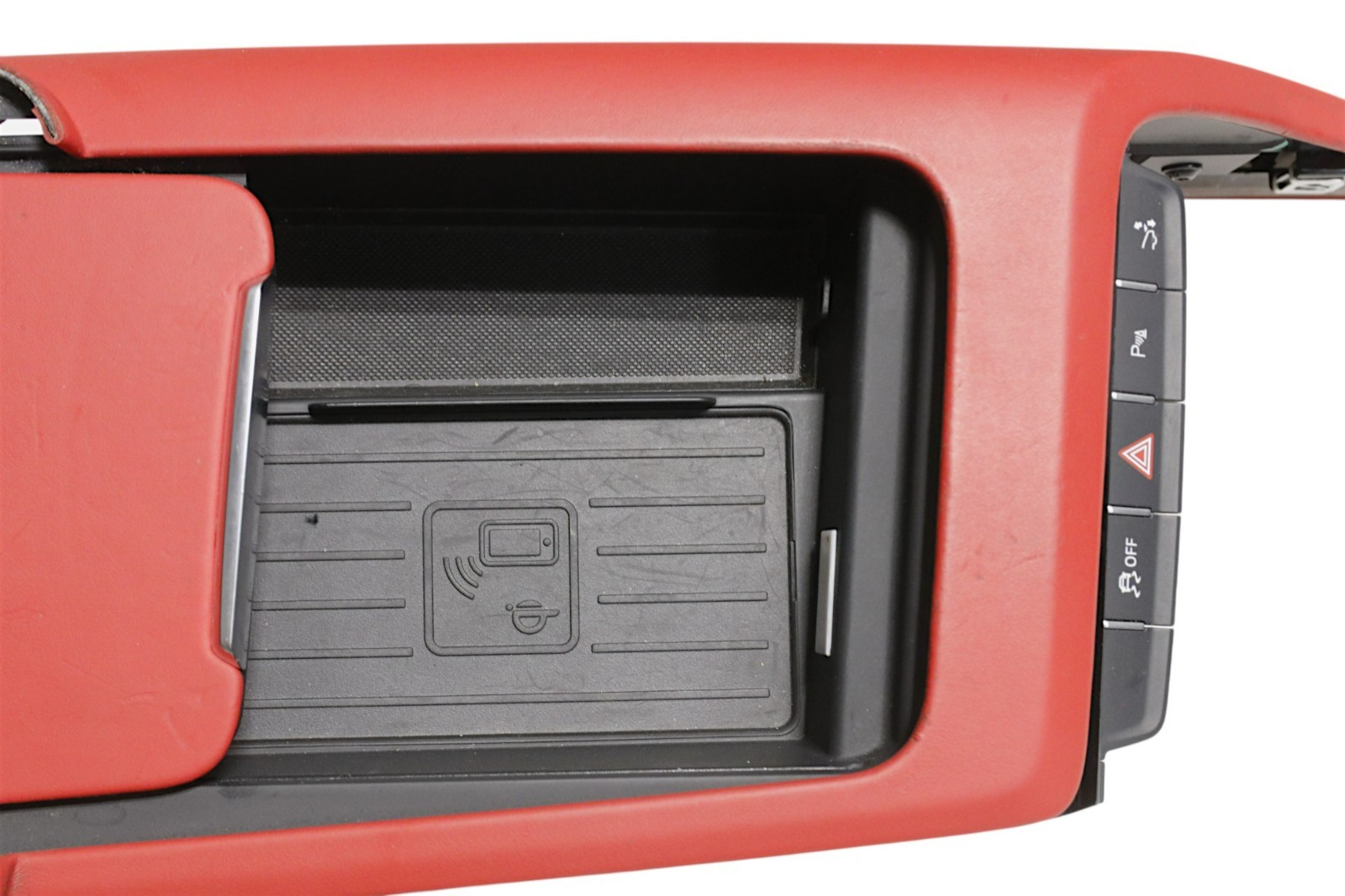 Audi R8 4S V10 Front Leather Center Console Charging Station 2017 - 2023 OEM