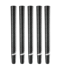 Set of 5 Jumbomax STR8 Tech Non Tapered Grips Textured Wrap Black Medium