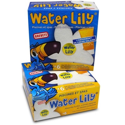 2 Pack. Water Lily zur Reinhaltung der Wasseroberfläche (= 12 Stk.) Pool Becken