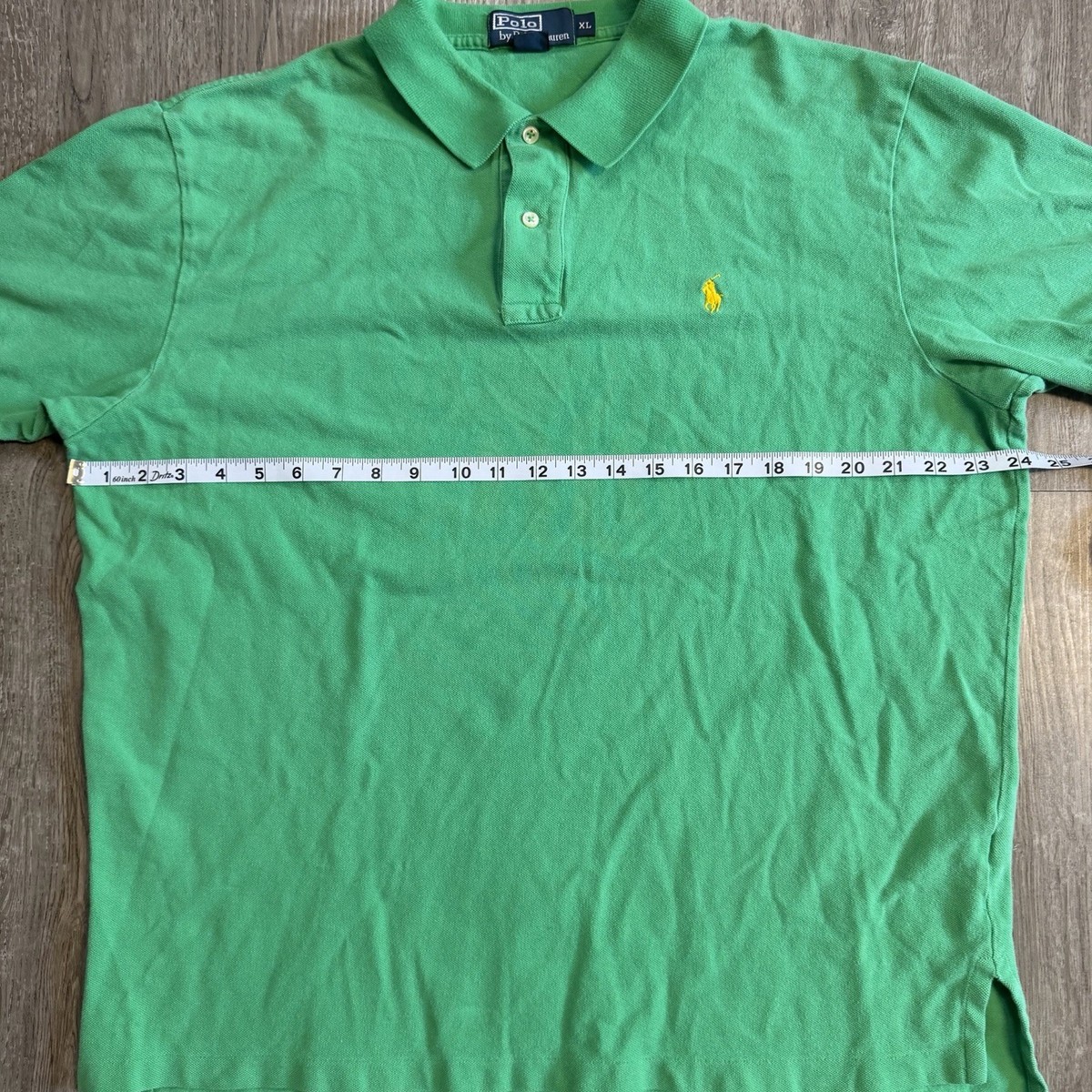 Polo Ralph Lauren Green XL Classic Fit Short Sleeve Cotton Polo