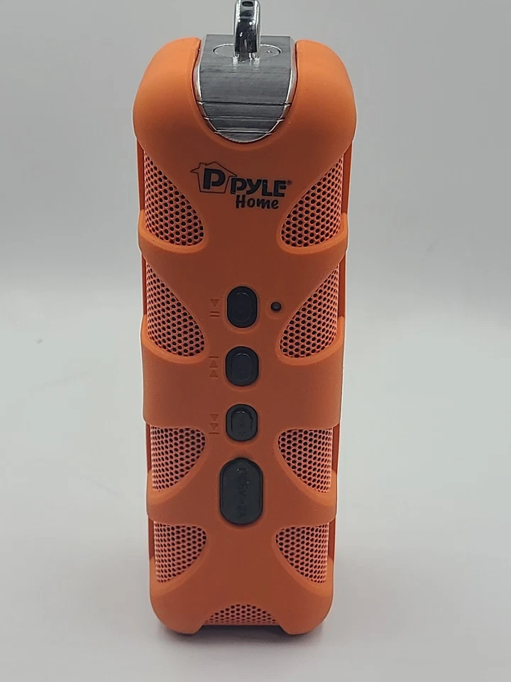 Pyle PWPBT60 声箱 Splash 海洋级便携式无线扬声器 - 橙色 — 第 2/4 张图片