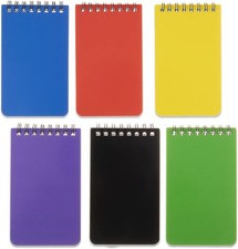 6Pack Pocket Notebook Small Notepad Pocket Notepad Small Spiral Notebooks 3X5Inc