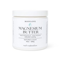 BodyLove Magnesium Butter Calming  Soothing Topical Magnesium with Shea 10 oz