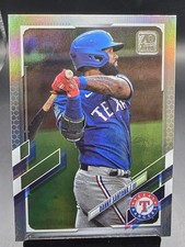 2021 Topps #35 Danny Santana Rainbow Foil