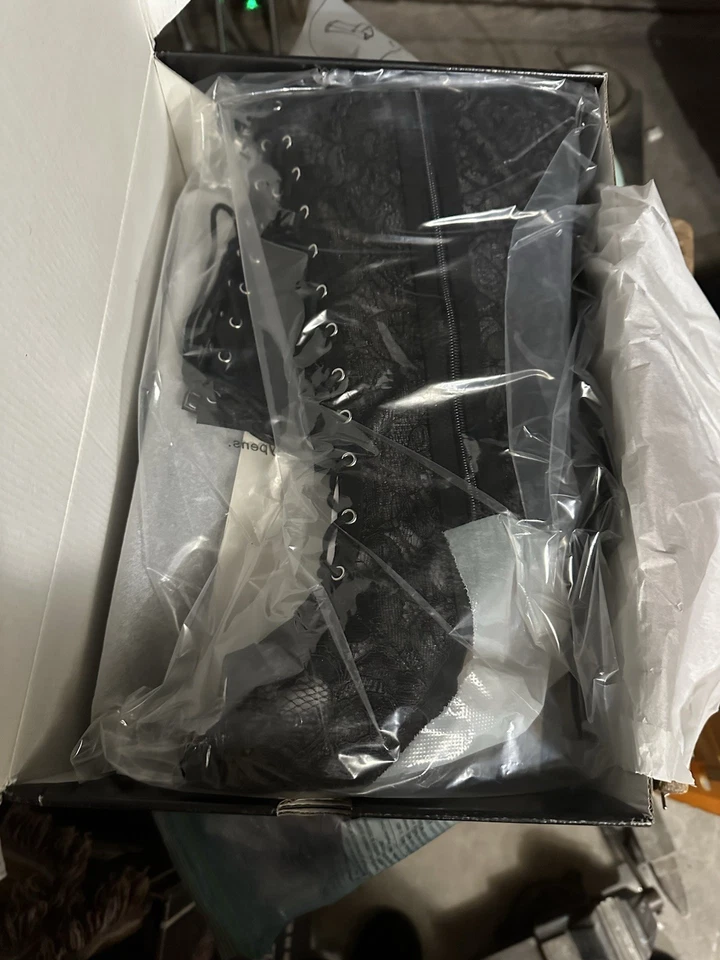 Torrid Thigh High Lace Heel Boots - Image 4 of 4