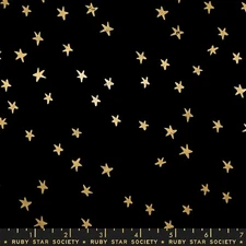 Starry "Black Gold"-Ruby Star Society for Moda Fabrics-BTY