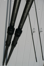2x ORIGINAL DAIWA CROSSCAST CARP FISHING RODS  12ft / 3.25lb *VGC MATCHING PAIR*