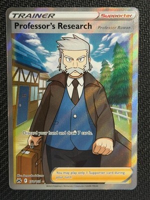 Professor's Research 150/159 Ultra Rare Crown Zenith Pokemon Near Mint