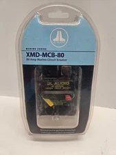 JL AUDIO XMD-MCB-80 Marine Waterproof Ignition Power Fuse Circuit Breaker 80 Amp