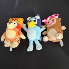 Plush Lot of 3 - Bluey, Queen Bingo, Gracie Plush Stuffed Animals