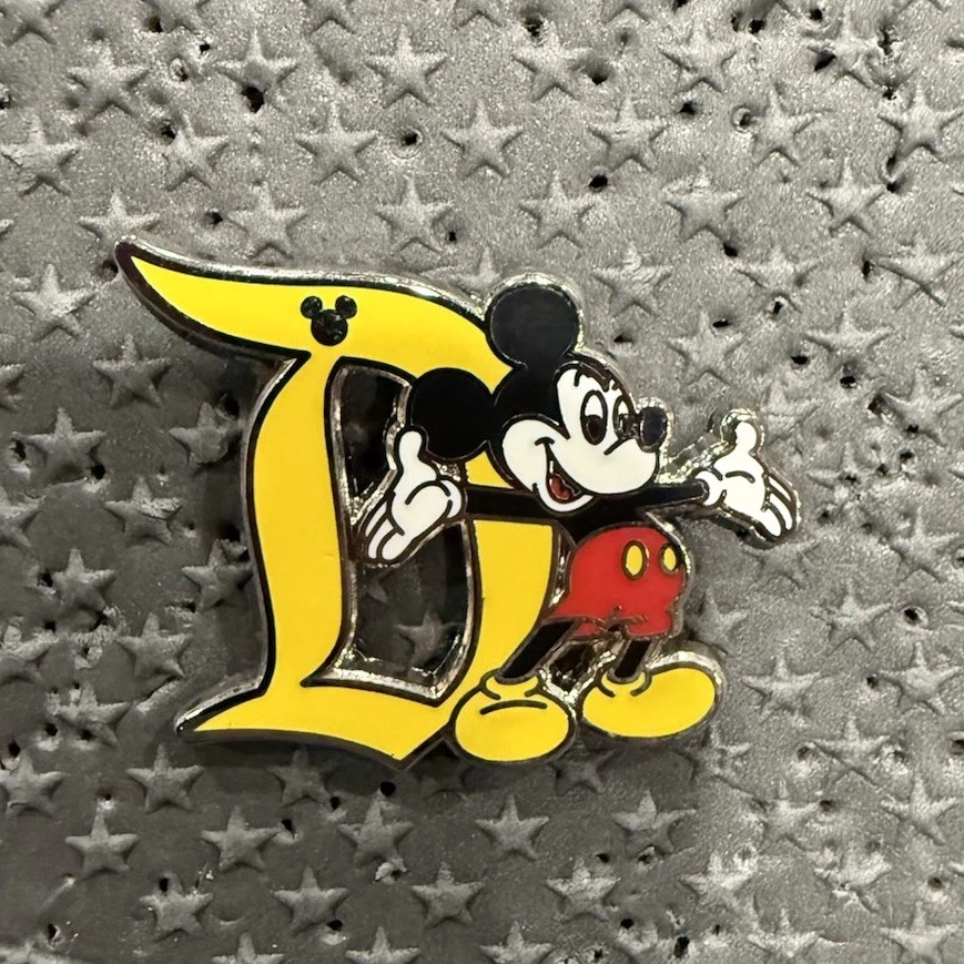 Disney Hidden Mickey D Mickey Mouse Pin, Disneyland Set