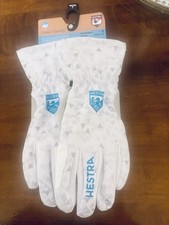 HESTRA Cross Country Touring Pair Of Unisex Racing Gloves Size 7 Aqua White Grey