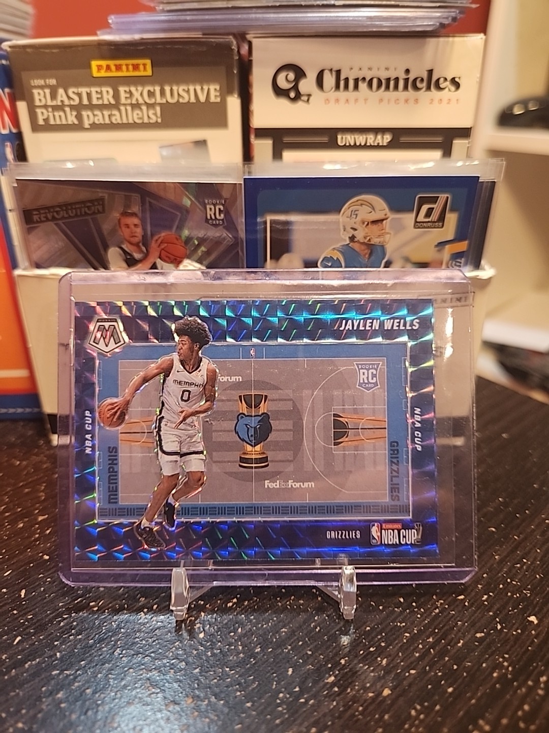 2024-25 Mosaic Basketball #9 Jaylen Wells Emirates NBA Cup RC Prizm SP