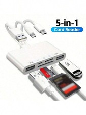 5 in 1 Memory Card Reader USB 3.0 OTG Adapter SD Card Reader For iPhone/iPad
