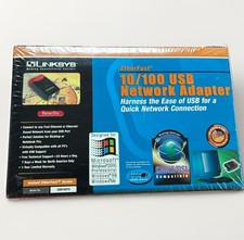 Linksys USB100TX EtherFast 10/100 USB Ethernet Network Adapter - Sealed Box