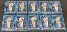 2024 Bowman Chrome Roman Anthony Image Var. Sapphire Ref RC. Red Sox (Lot Of 10)