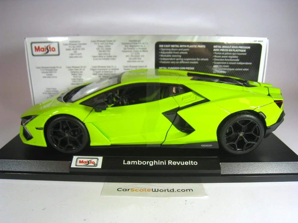 LAMBORGHINI REVUELTO 2024 1/18 MAISTO (LIGHT GREEN) - Imagen 2 de 3