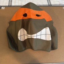 1990 TMNT MIKEY MICHELANGELO NINJA TURTLES POLY HALLOWEEN SOFT MASKS