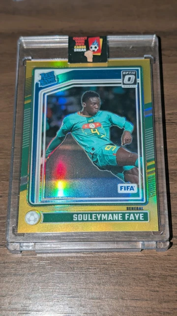 2024-25 Donruss Soccer Souleymane Faye Optic Gold Rated Rookie /10!