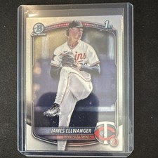 Bowman 2025 Draft Chrome 1st Bowman Prospects James Ellwanger BDC-164 Twins