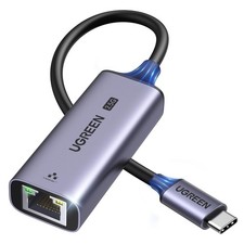 Ugreen Usb C To Ethernet Adapter 2.5G Ethernet Adapter For Laptop Aluminum Type