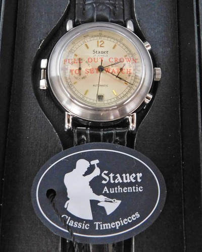 Stauer 1944 Ritorno 13571 Automatic 27 Jewel Watch Medaillon Style Neu in offener Box - Bild 3 von 19