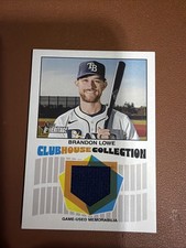 Brandon Lowe 2026 Topps Heritage CCR-BLO Clubhouse Collection Game Used Relic