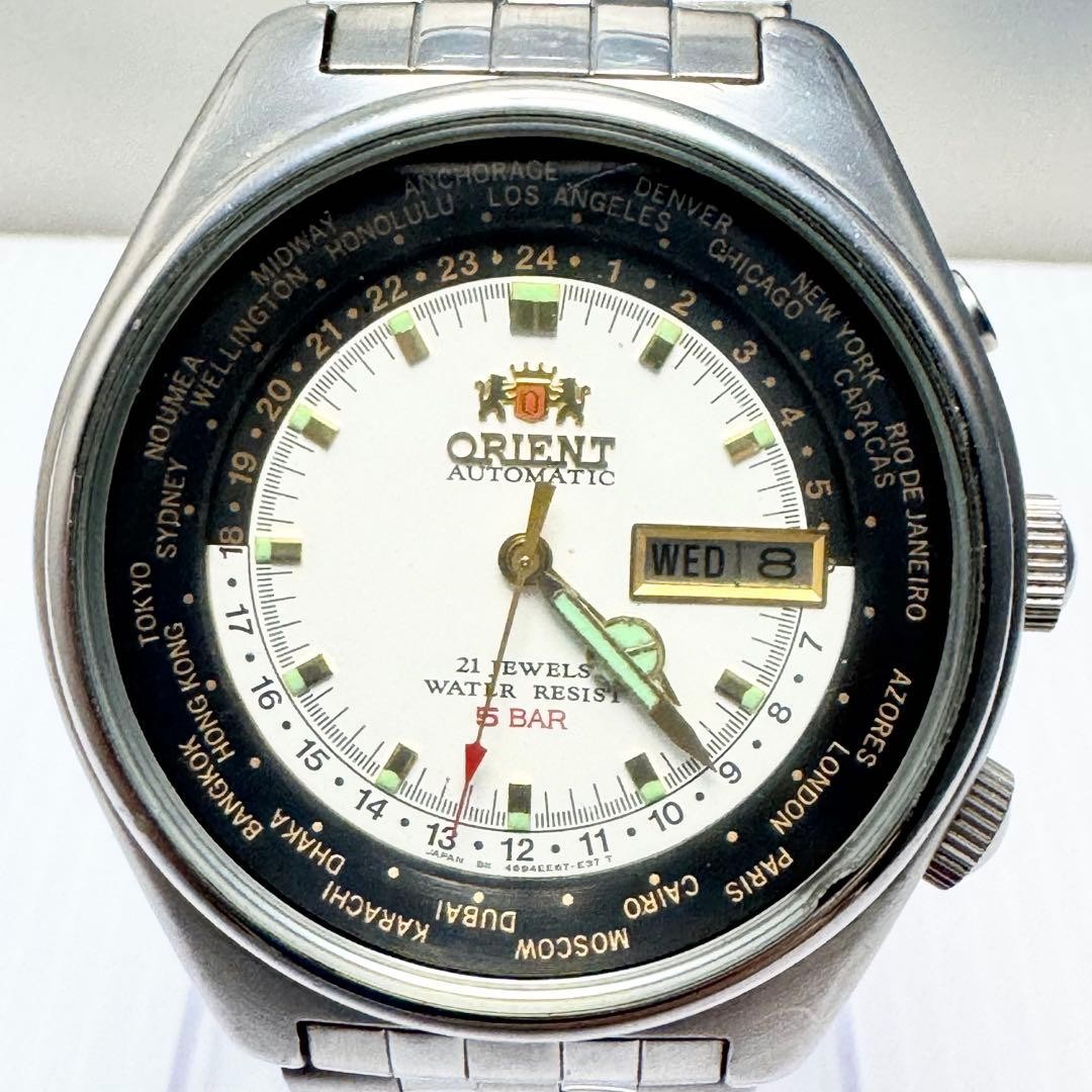 ORIENT World Time Automatic Watch - Model 469EE6-… - image 4