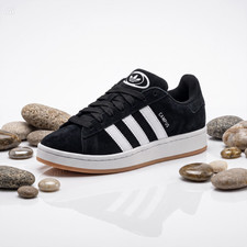 adidas Campus 00s J Black White Black Gum Sneakers HQ6638 Men  s Size 6