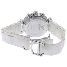CARTIER PASHA SEATIMER W3140005 37mm SS Rubber Silver Dial Chronograph #C468 2
